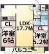 グランプラス覚王山の間取り画像