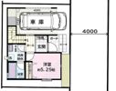 ハートフルタウン西堀貸家 P付の間取り画像