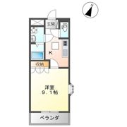 bienvivre楡木Ⅱの間取り画像