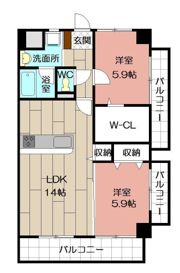 THE SQUARE・Club Residenceの間取り画像