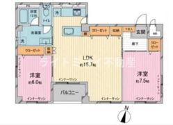 平河町ドリームマンションの間取り画像