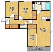 クラポンテMVの間取り画像