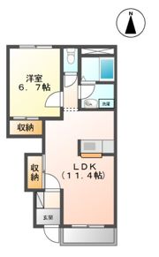 アネックス六丁の目Ⅰの間取り画像