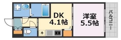リフレス天王寺国分町の間取り画像