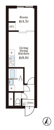 プライムスクエア池上の間取り画像