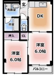 シティライフ中山の間取り画像