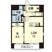 ライズ熊本駅northの間取り画像