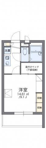 レオパレス富士見Ⅱの間取り画像