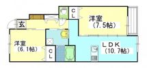 グランアベニュー国富Ⅰの間取り画像