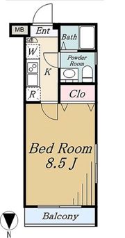 ピアコートTM新宿西落合の間取り画像