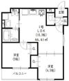 クリエオーレ倉治の間取り画像