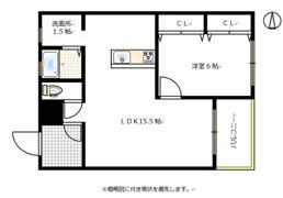 美輪コーポの間取り画像