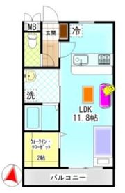 ウィステリアAの間取り画像