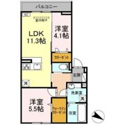 メルベーユの間取り画像