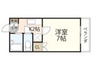 レジデンス上安の間取り画像