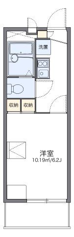 レオパレスパレス猪名寺Ⅲの間取り画像