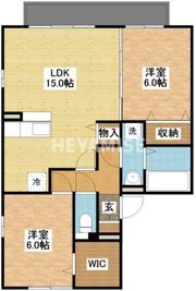 メルベーユ平山の間取り画像