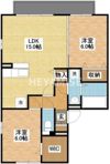 メルベーユ平山の間取り画像