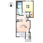 （仮称）小田原市中町アパート新築工事の間取り画像