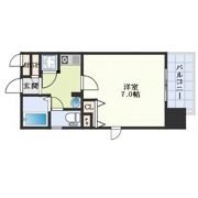ジュネーゼ大阪城南の間取り画像