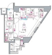 クレヴィスタ代田橋の間取り画像