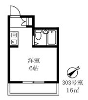 落合コーポの間取り画像