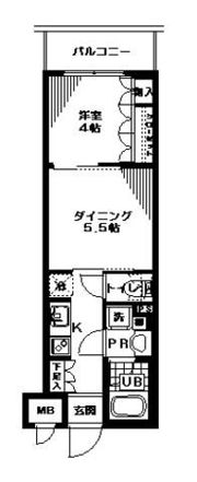 日神デュオステージ馬車道の間取り画像