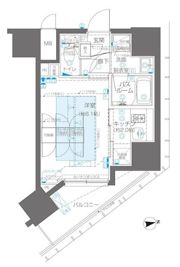 ZOOM新宿御苑前の間取り画像
