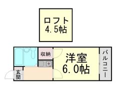 レジデンスKAISEIの間取り画像