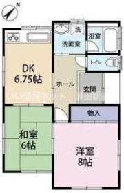 大津市平屋戸建の間取り画像