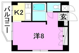 パラドール東雲1の間取り画像