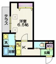 Wood Bell 九品仏の間取り画像