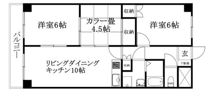 クオリティーハイツ尾崎の間取り画像