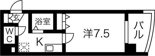 マンションリバーサイドの間取り画像