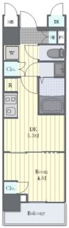 クレストコート町屋の間取り画像
