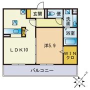 Dーroom博多麦野 壱番館の間取り画像