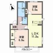 グランシード南梅本の間取り画像
