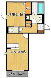 リアン ド ファミーユ 穴生の間取り画像