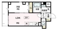 アベニールボナールの間取り画像