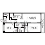 ラフィーナ野田阪神の間取り画像