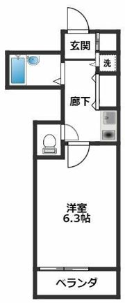 煉瓦館セシオンの間取り画像