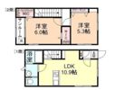 カサーレ中太閤山Ⅱの間取り画像