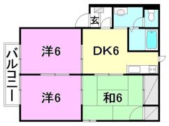 ラフレシア杉浦E棟の間取り画像