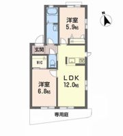 プランドール凛 B棟の間取り画像