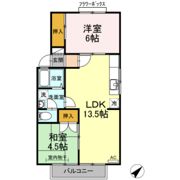 パピリオパーク A棟の間取り画像