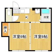 福田コーポA棟の間取り画像