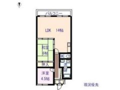 ラポール原田の間取り画像