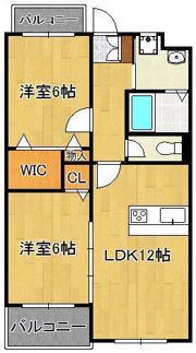 エルティアラ上富野の間取り画像