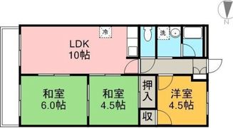 セジュールHIROの間取り画像