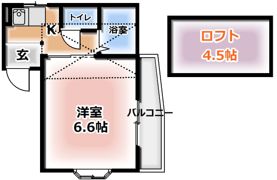 シティハイツエストの間取り画像